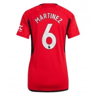 Camisa de time de futebol Manchester United Lisandro Martinez #6 Replicas 1º Equipamento Feminina 2023-24 Manga Curta